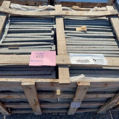 NEW PALLET OF BLACK GRANITE FLAMED PAVER COPING 600MM X 400MM X 30/50MM #11