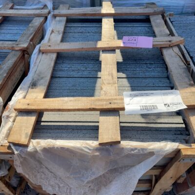 NEW PALLET OF BLACK GRANITE FLAMED PAVER 600MM X 600MM X 20MM #1