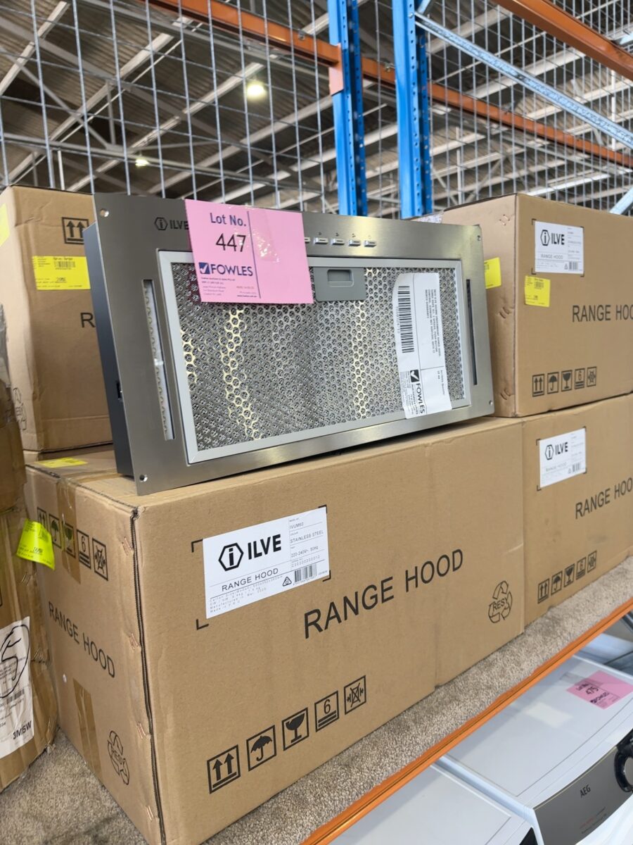 NEW ILVE 600MM UNDERMOUNT RANGE HOOD, IUM60 RRP$ 707, 3 SPEEDS, PUSH BUTTON CONTROL, 850M/HR NET AIRFLOW, WITH 12 MONTH WARRANTY