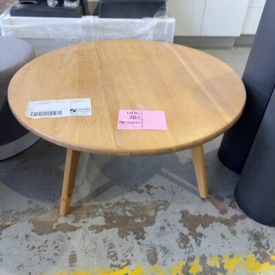 EX STAGING FURNITURE - TIMBER COFFEE TABLE, SOLD AS IS