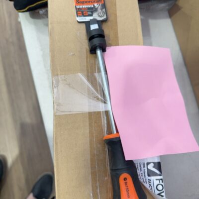 NEW SUPERCRAFT SCREWDRIVER SLOTTED/FLAT HEAD 8 X 150MM, S225013 RRP$23
