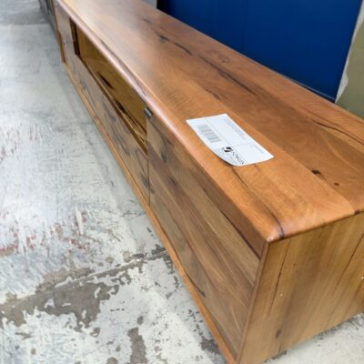 EX DISPLAY JINDALEE 2200MM MARRI ENTERTAINMENT UNIT, RRP$2499 SOLD AS IS