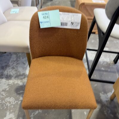 SAMPLE CHAIR - JON TERRACOTTA DINING CHAIR SOLD AS IS