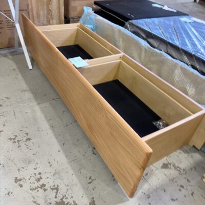 PART OF BED - EDEN 2 DRAWER MESSMATE BED BASE ONLY SOLD AS IS