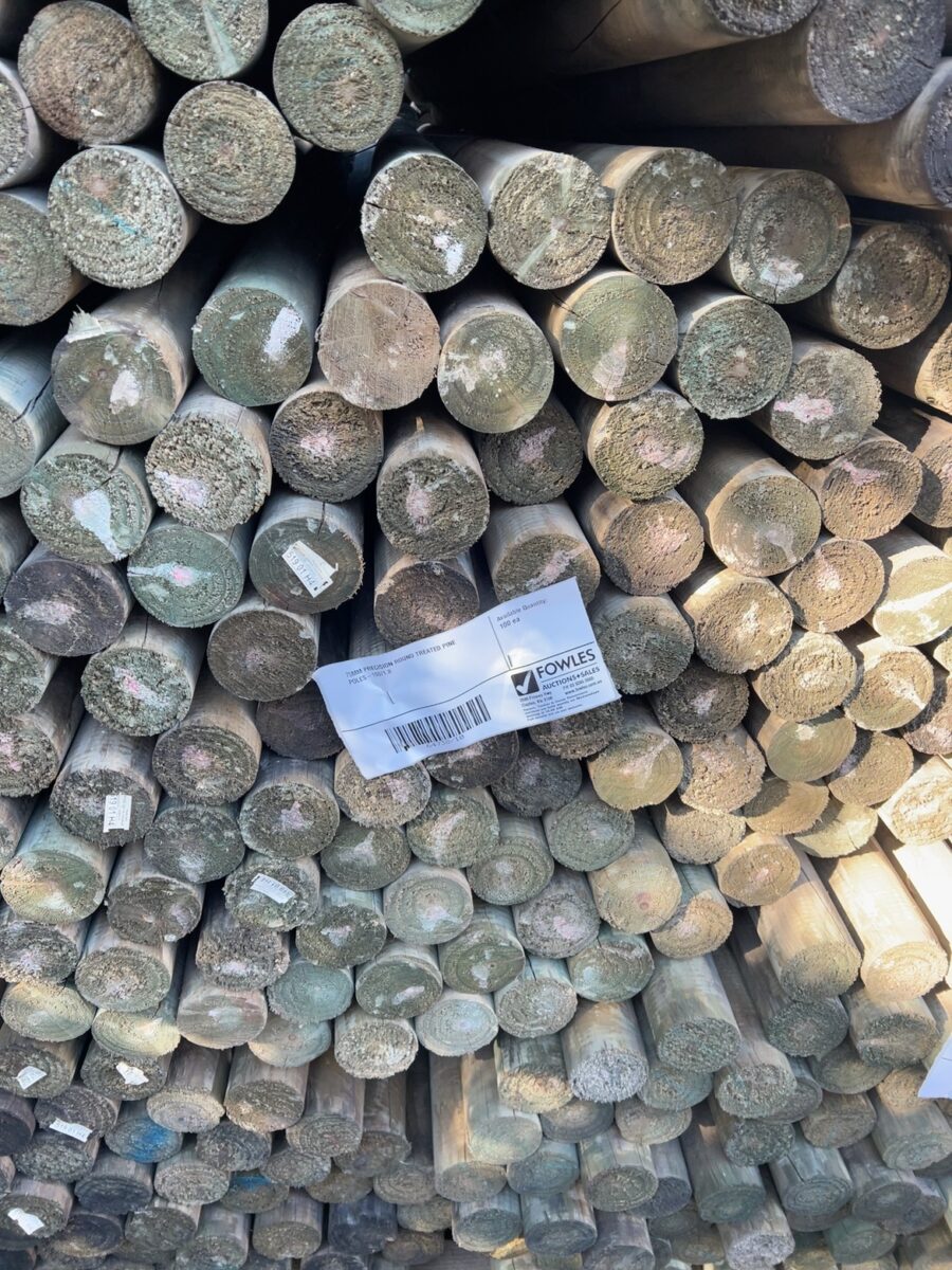 75MM PRECISION ROUND TREATED PINE POLES-100/1.8