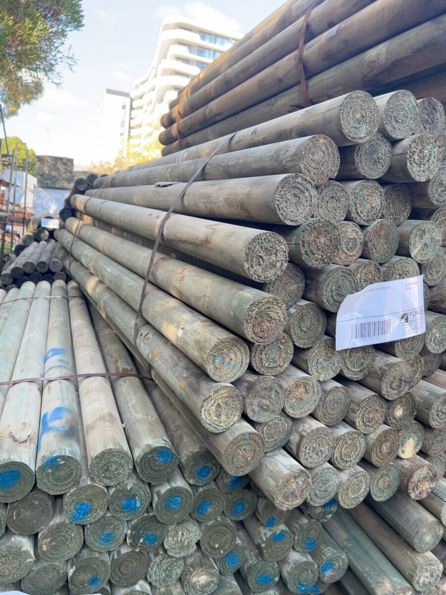 75MM PRECISION ROUND TREATED PINE POLES-100/1.8