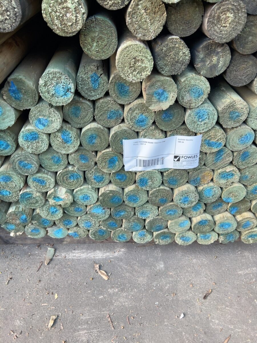 75MM PRECISION ROUND TREATED PINE POLES-100/1.8