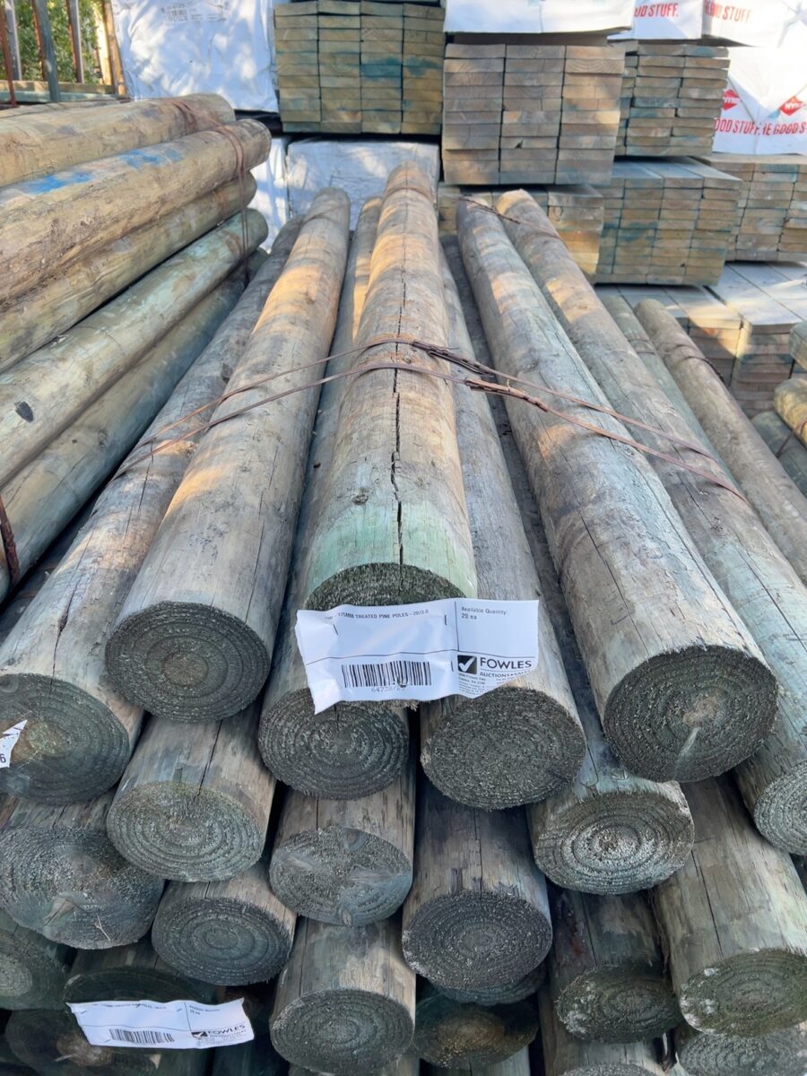 150-175MM TREATED PINE POLES-20/3.0