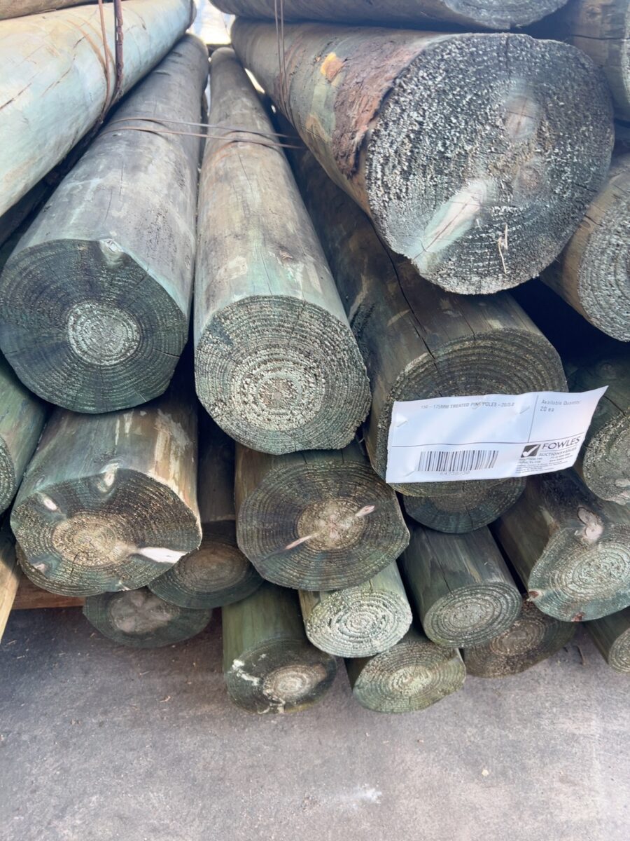 150-175MM TREATED PINE POLES-20/3.0