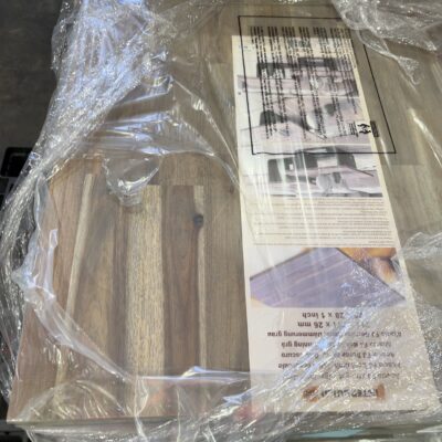 711X711X26MM ACACIA FJ STRAIGHT EDGE DUSK GREY LAMINATED TIMBER PANEL/BENCHTOPS