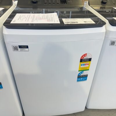 WESTINGHOUSE WWT8184J7WA 8KG EASYCARE TOP LOAD WASHING MACHINE, EASY TO USE CONTROLS, EVERYDAY FAST WASH PROGRAMS, DURABLE SOFT CLOSE GLASS LID, 12 MONTH WARRANTY