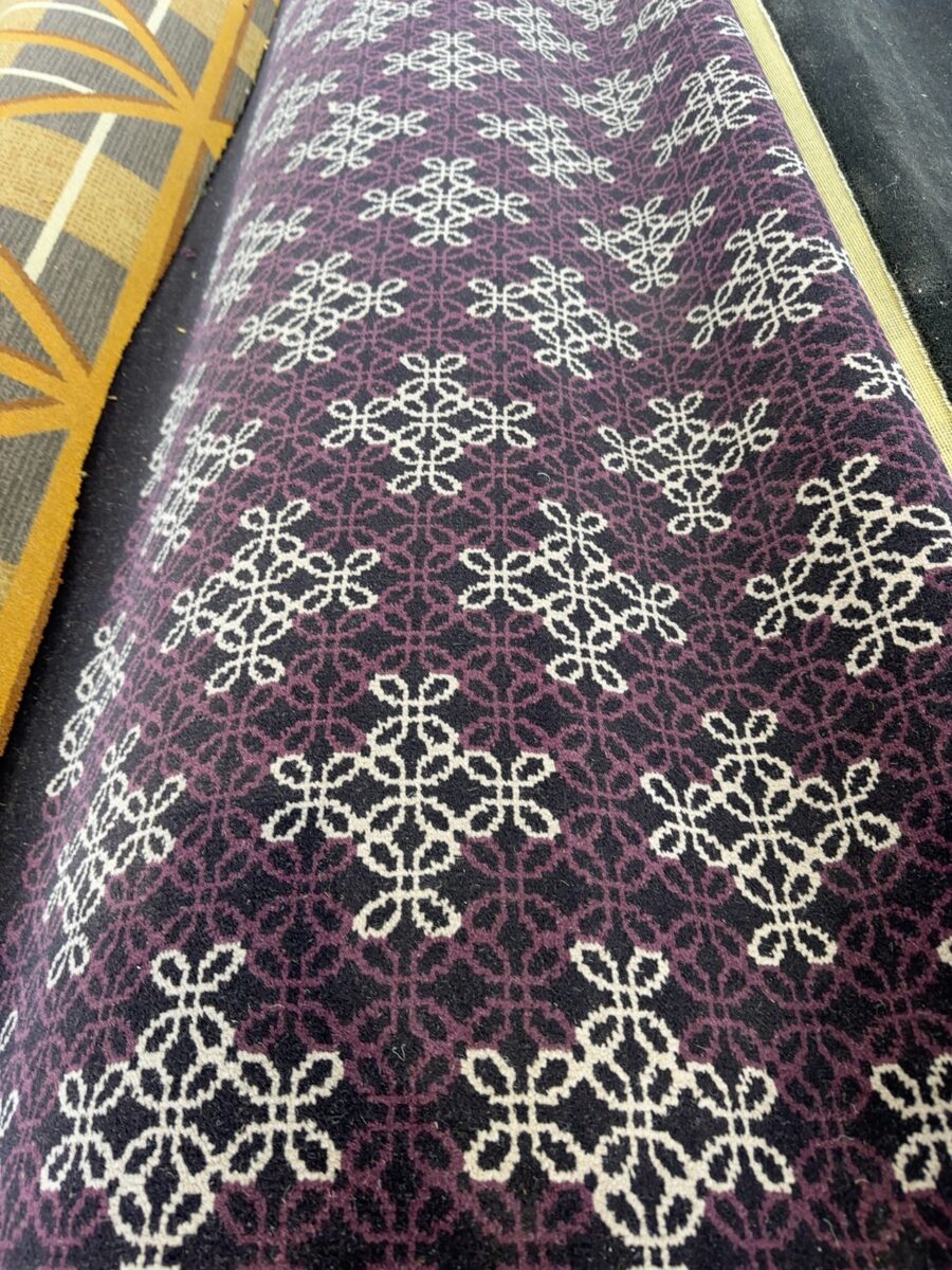 Axminster Woven Patterned Carpet