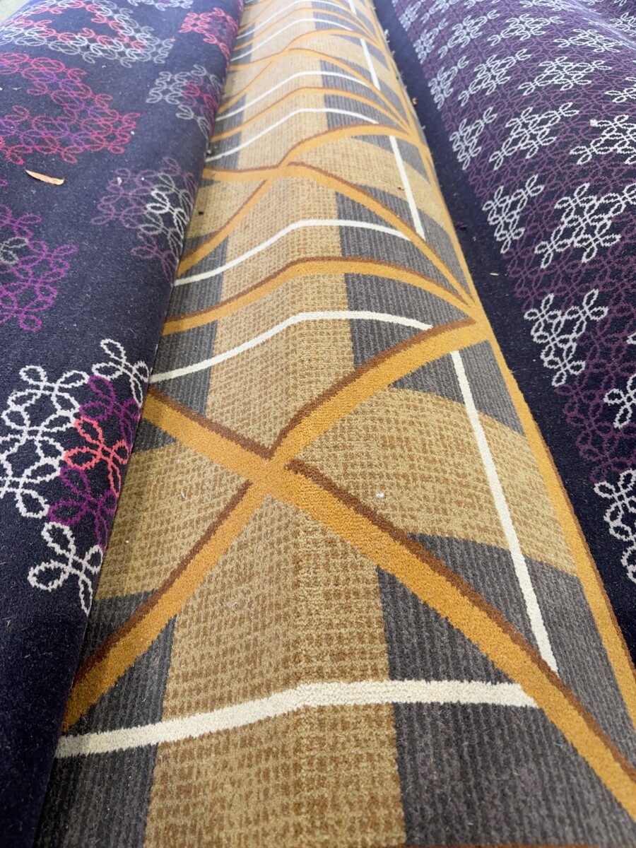 Axminster Woven Patterned Carpet