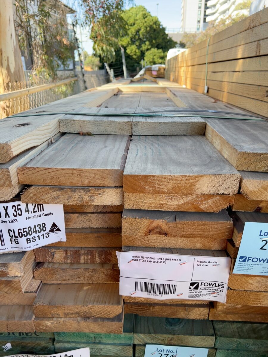 190X35 MGP12 PINE-42/4.2 (THIS PACK IS AGED STOCK AND SOLD AS IS)