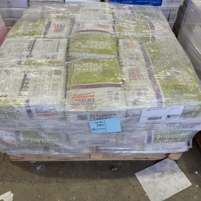 PALLET OF BUILDERS CEMENT PAST THE USE BY DATE