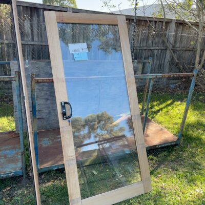 2040X930 TIMBER SLIDING GLASS DOOR ONLY