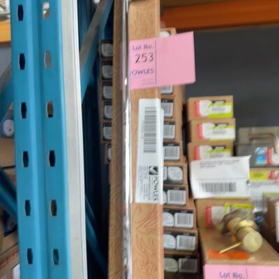 NEW PHOENIX GLOSS CHROME SINGLE TOWEL RAIL, GS804CHR 12 MONTH WARRANTY
