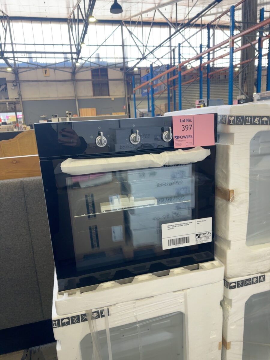 NEW OMEGA OBO650X1 ELECTRIC OVEN 600MM WITH 4 COOKING FUNCTIONS, 12 MONTH WARRANTY