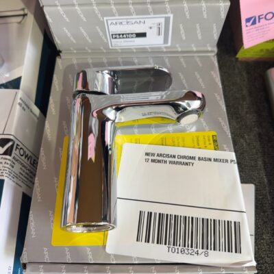 NEW ARCISAN CHROME BASIN MIXER PS44100 12 MONTH WARRANTY