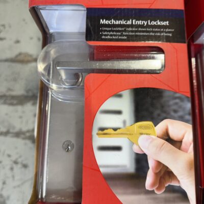 NEW LOCKWOOD MECHANICAL ENTRANCE LOCKSET, SOLD AS IS NO WARRANTY