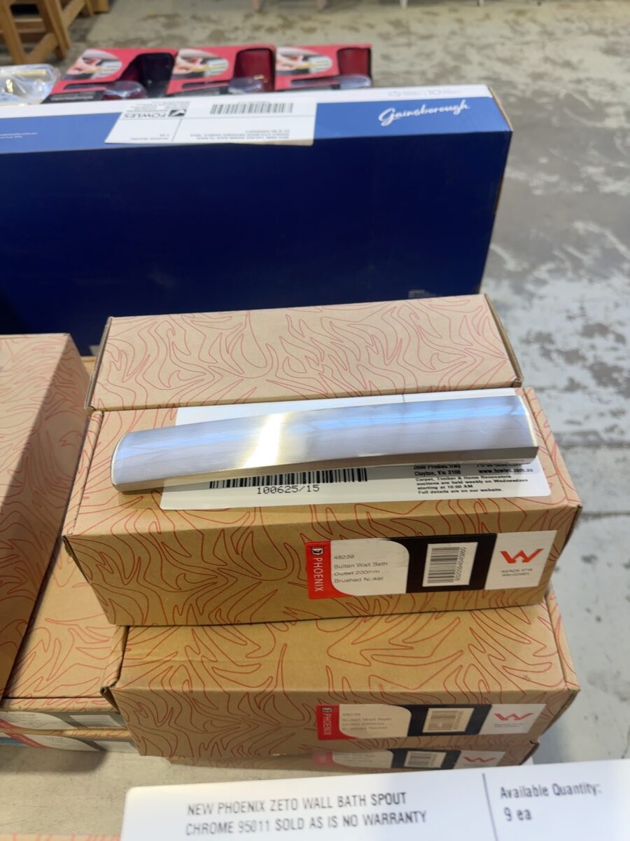 NEW PHOENIX SULTAN WALL BATH SPOUT BRUSHED NICKEL 48239 SOLD AS IS NO WARRANTY