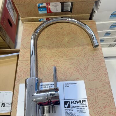 NEW PHOENIX ZETO GOOSENECK CHROME KITCHEN MIXER 25347 SOLD AS IS NO WARRANTY