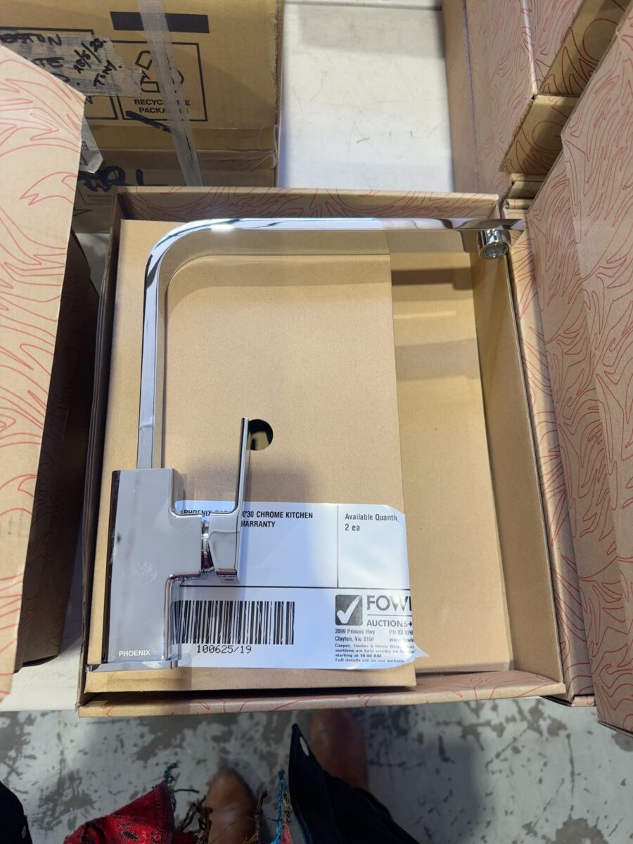 NEW PHOENIX RADII RA730 CHROME KITCHEN MIXER SOLD AS IS NO WARRANTY