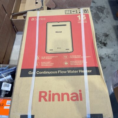 NEW RINNAI PROPANE GAS B26 (50) LP HOT CONTINUOUS WATER SYSTEM, SOLD AS IS NO WARRANTY