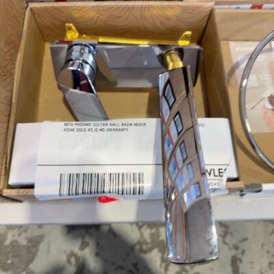 NEW PHOENIX SULTAN WALL BASIN MIXER 43948 SOLD AS IS NO WARRANTY