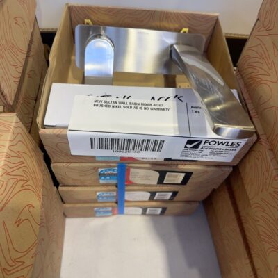 NEW SULTAN WALL BASIN MIXER 48267 BRUSHED NIKEL SOLD AS IS NO WARRANTY