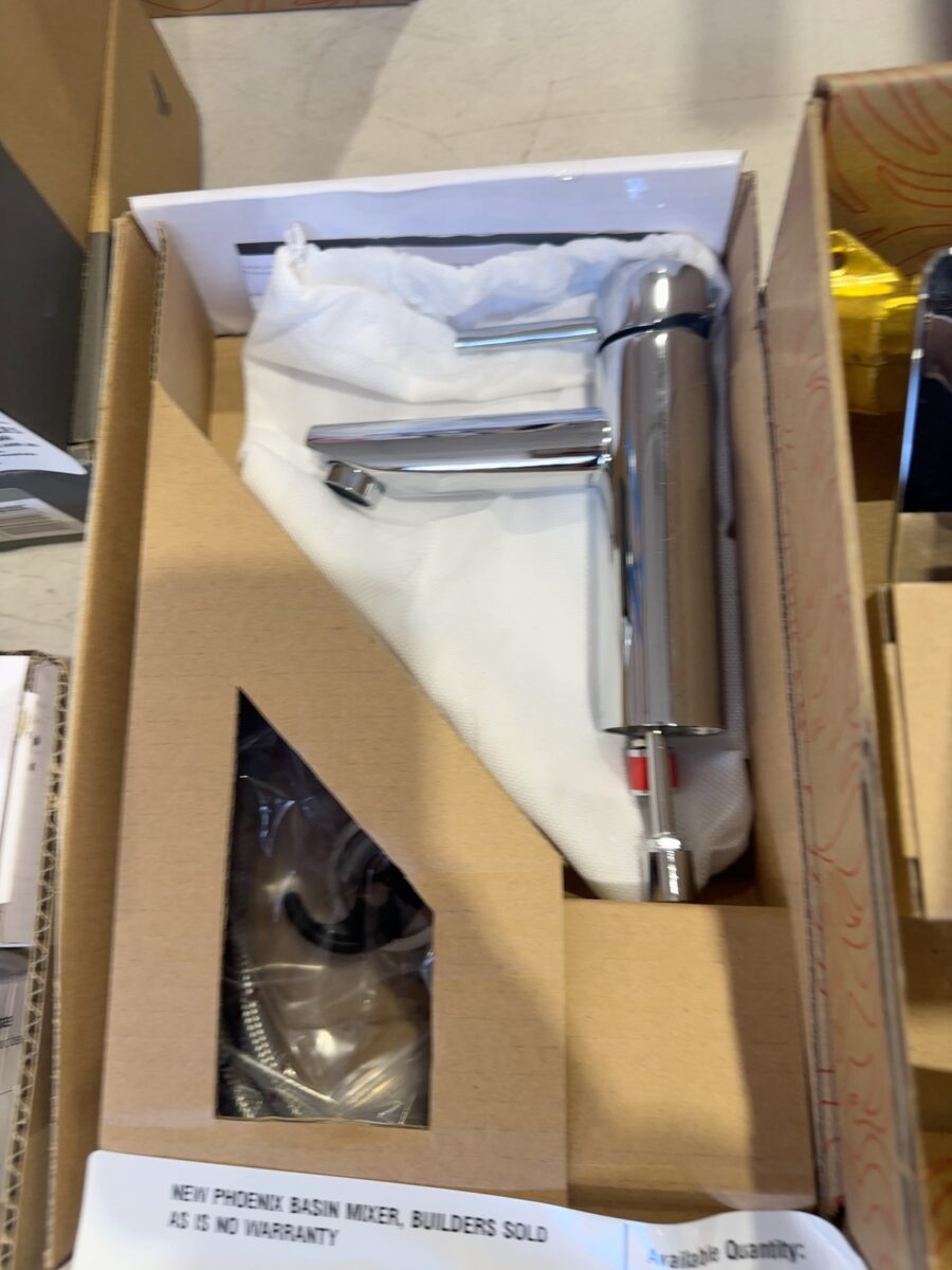 NEW PHOENIX BASIN MIXER, BUILDERS SOLD AS IS NO WARRANTY