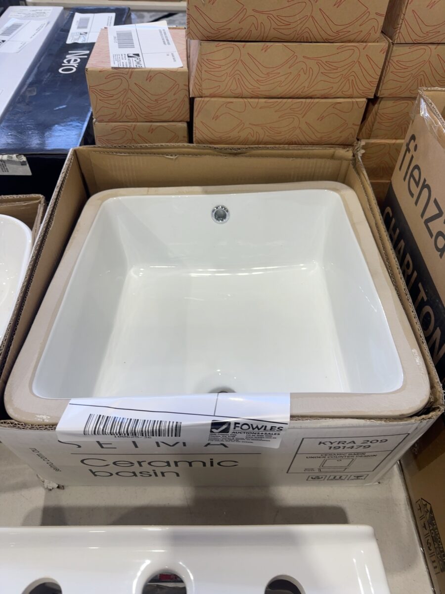 NEW SIEMA UNDERMOUNT VANITY BOWL SOLD AS IS NO WARRANTY