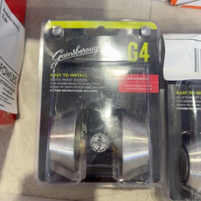 NEW GAINSBOROUGH DEADBOLT HG4 SOLD AS IS NO WARRANTY
