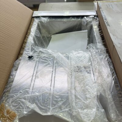 NEW CLARK EVO SINGLE BOWL KITCHEN SINK, LEFT HAND DRAINER SOLD AS IS NO WARRANTY