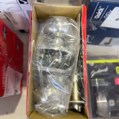NEW GAINSBOROUGH MANOR ENTRANCE SET, KNOB, SOLD AS IS NO WARRANTY