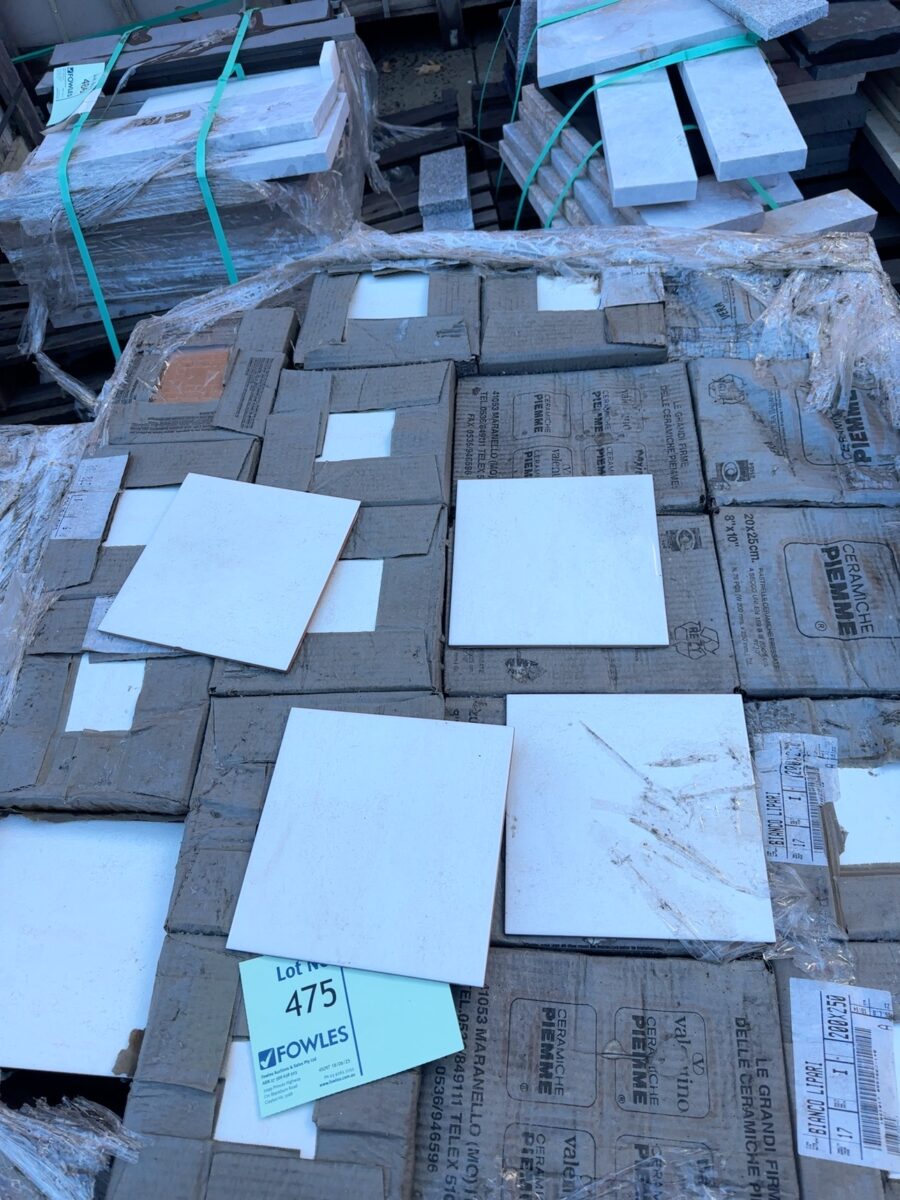PALLET 4 - MIXED PALLET OF TILES, BIANCO LIPARI