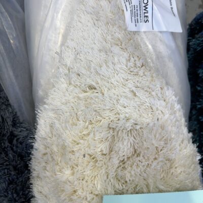 NEW NOAH SHAGGY RUG, 200 X 290CM, IVORY RRP9