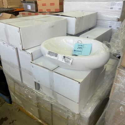 PALLET OF NEW ABOVE COUNTER BASIN, PICASSO WB5443