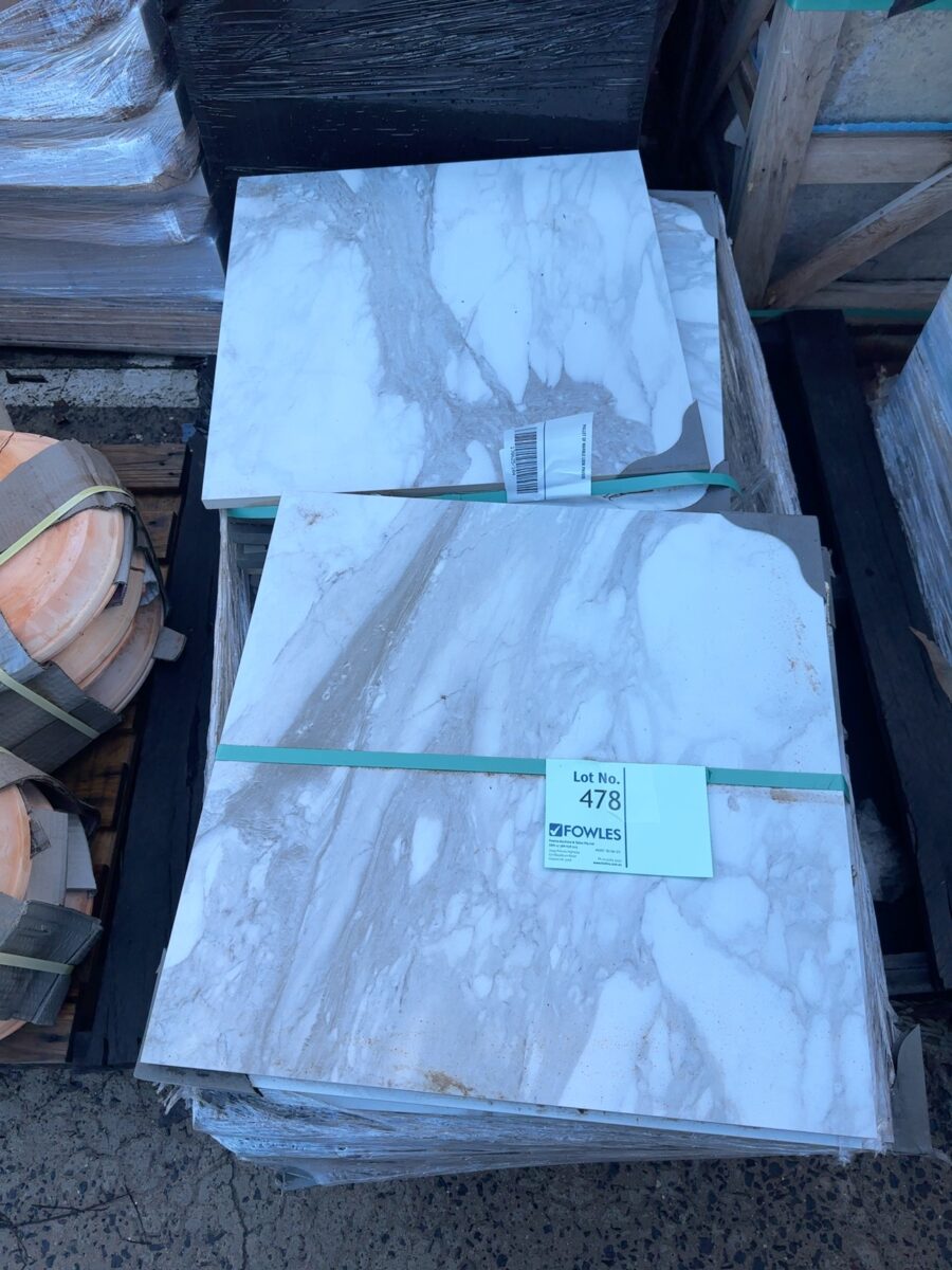 PALLET OF MARBLE LOOK PAVERS