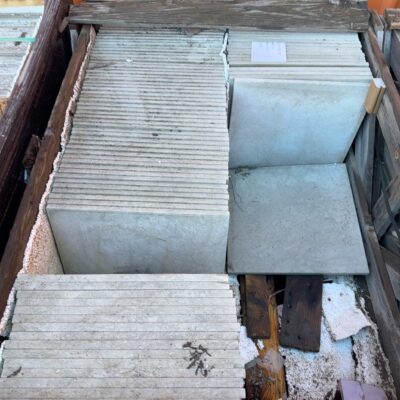 PALLET OF GREY LIMESTONE PAVER 400 X 400 X 12MM PALLET 16