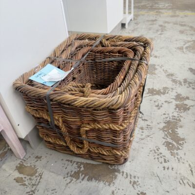 NEW RECTANGLE CANE BASKET RRP5