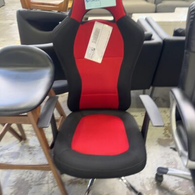EX STAGING -FABRIC OFFICE CHAIR SOLD AS IS