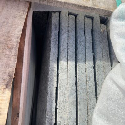 PALLET OF BLACK IMPALA GRANITE COPING/STAIR TREADS 600 X 400 X 20/50 (QTY 56 PIECES, MUST TAKE ALL, SOLD EACH) #3