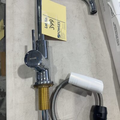 EX DISPLAY, METHVEN CHROME PULL OUT KITCHEN SINK MIXER, SOLD AS IS NO WARRANTY