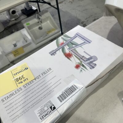 EX DISPLAY CAROMA OLIDA S/STEEL SWIVEL POT FILLER, SOLD AS IS NO WARRANTY
