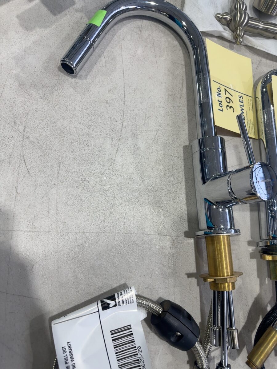 EX DISPLAY METHVEN CHROME PULL OUT KITCHEN MIXER SOLD AS IS NO WARRANTY