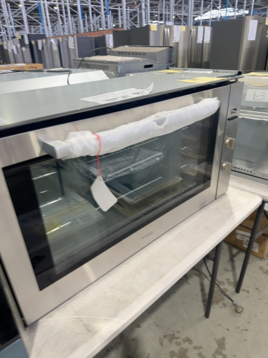 EX DISPLAY BELLISIMO 900MM ELECTRIC OVEN, TB90FSS-5, SOLD AS IS NO WARRANTY