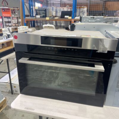 EX DISPLAY AEG KPK74222OM 450MM SENSECOOK PYROLUXE OVEN, SOLD AS IS NO WARRANTY