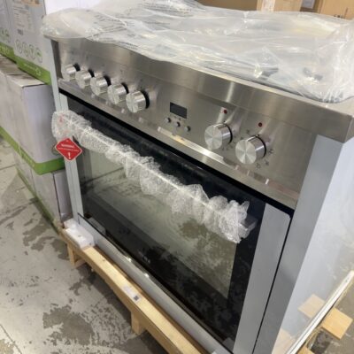 EX DISPLAY TECHNIKA VENINI 900MM DUAL FUEL FREESTANDING OVEN, VU90EG,SOLD AS IS NO WARRANTY