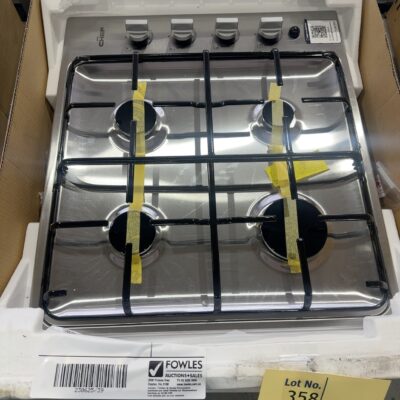 EX DISPLAY CHEF CHG642SC 600MM GAS COOKTOP, SOLD AS IS NO WARRANTY